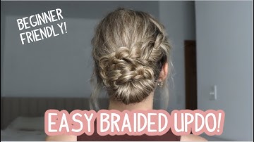 EASY WEDDING GUEST UPDO! | Beginner Updo, Bridesmaid, Formal, Prom | Short, Medium, Long Hair