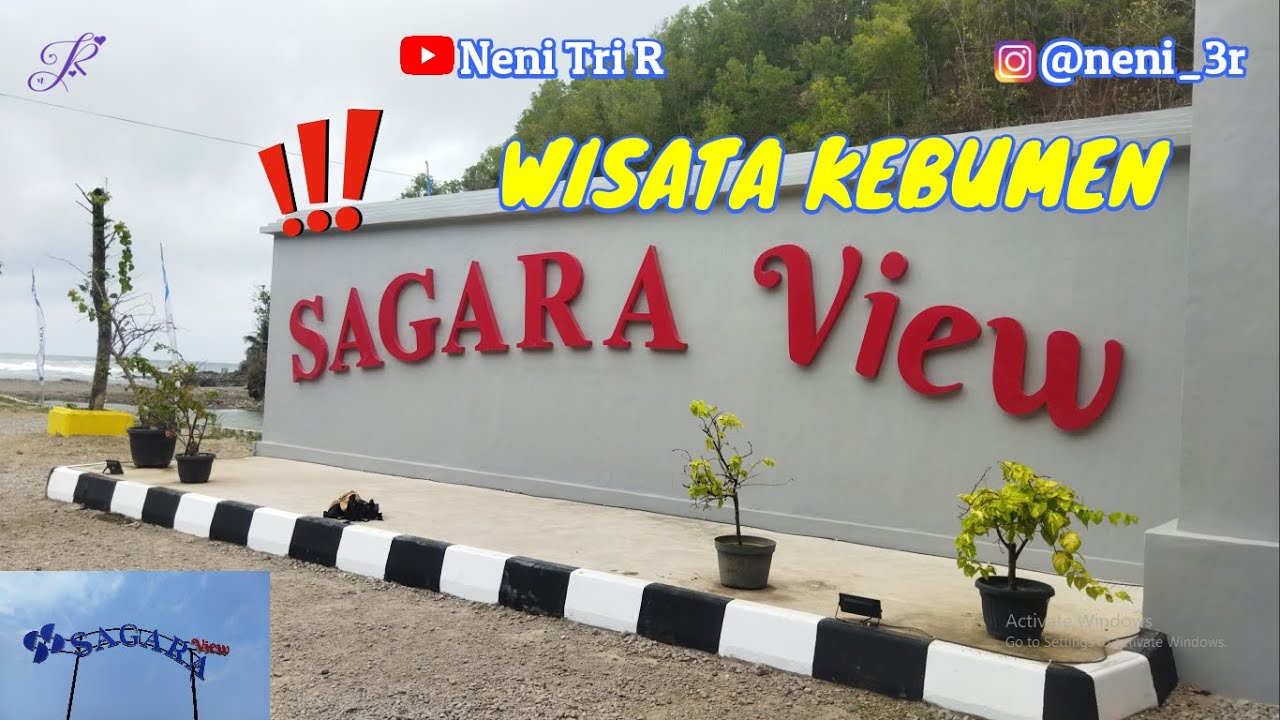 Objek Wisata Sagara View of Karangbolong Kebumen || Melihat pantai dari ...