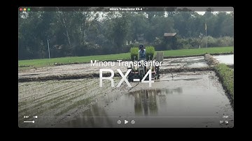 Minoru Transplanter RX 4