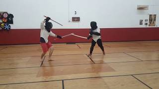 Thai Dual Swords v.s. European Sabre and Shield