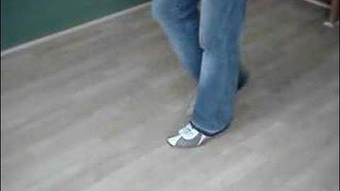 cha cha cha footwork pattern #3