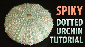 SPIKY Dot Mandala Sea Urchin TUTORIAL