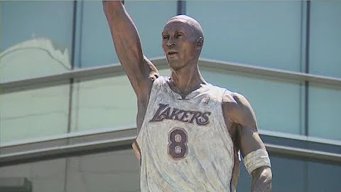 Kobe Bryant statue typos fixed