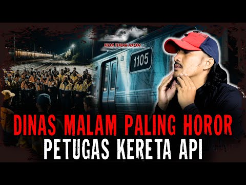 DINAS MALAM BERASA UJI NYALI..!! KISAH MISTIS PETUGAS KERETA API PALNG GILA..!!