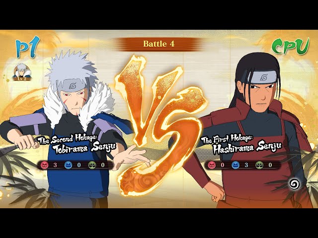 Hashirama Senju VS Tobirama Senju