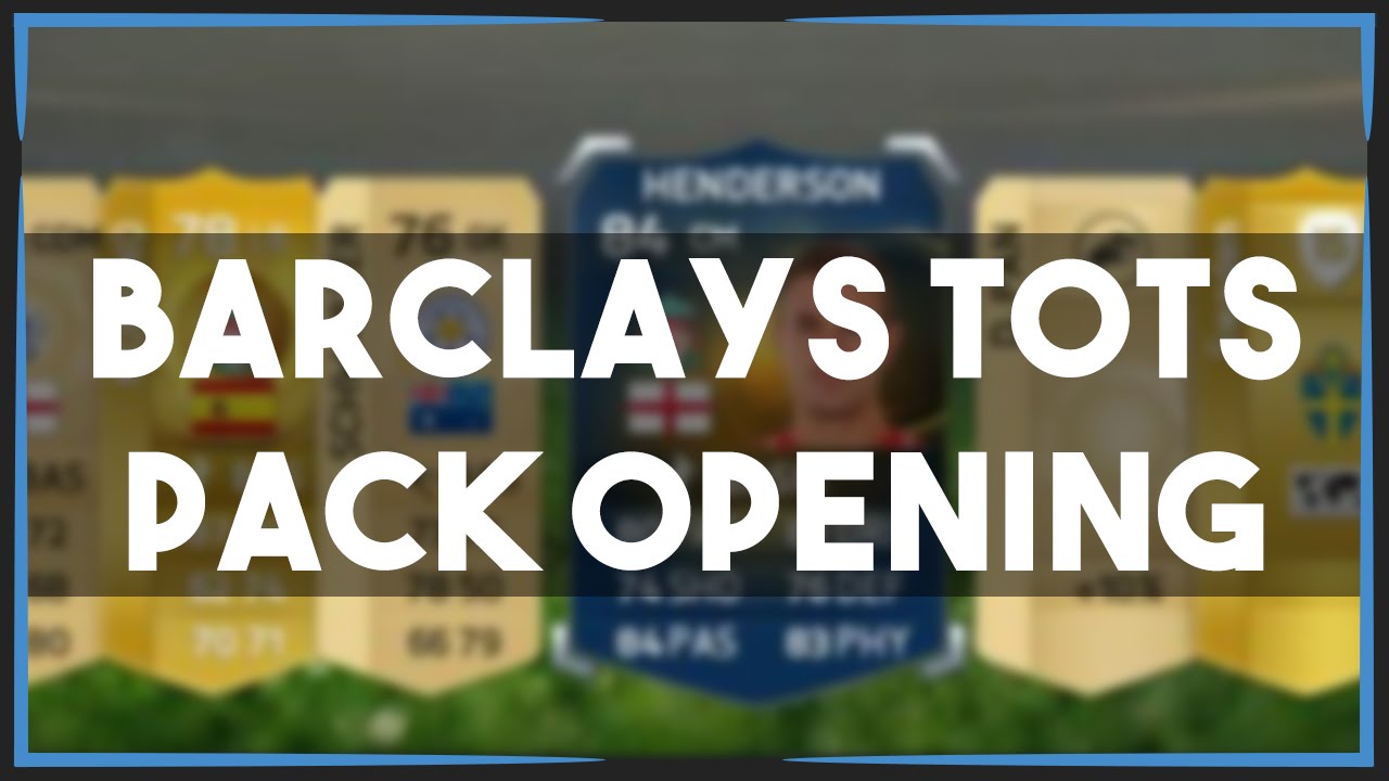 HOLY SH*T I GOT 92 RATED TOTS DE GEA!! - TOTS PACK OPENING (FIFA 15)
