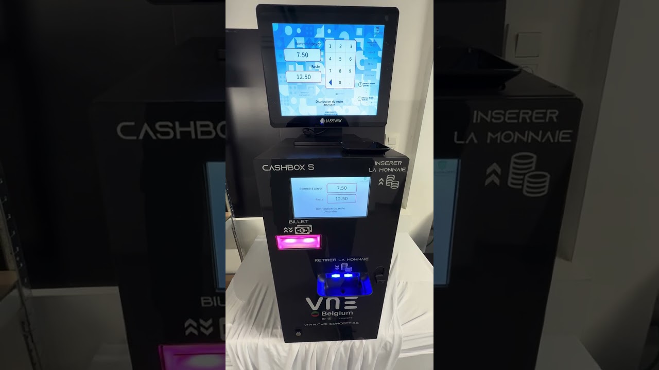 Démonstration du NOUVEAU monnayeur automatique CashBox S (2)