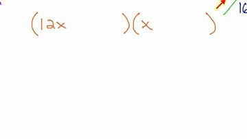 Trinomials - a not 1 (part 2)