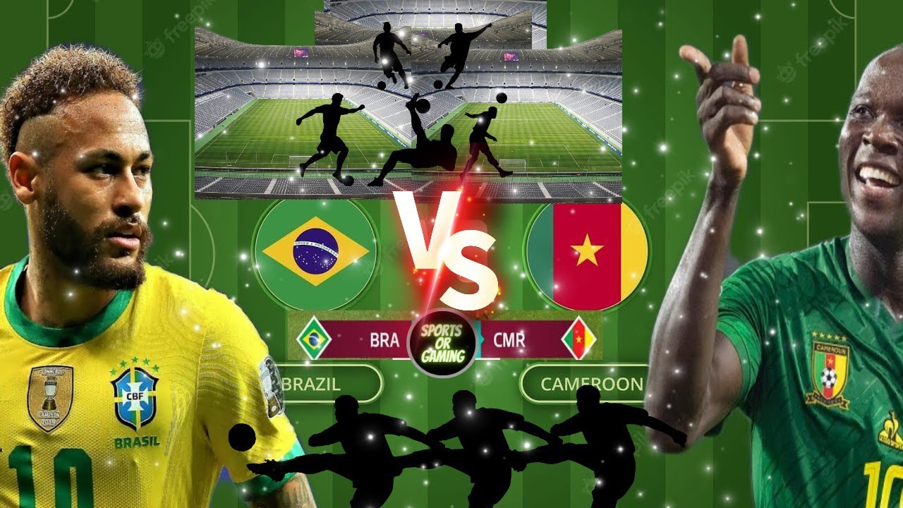 Brazil (BRA) ⚽VS⚽ Cameroon (CMR) YouTube