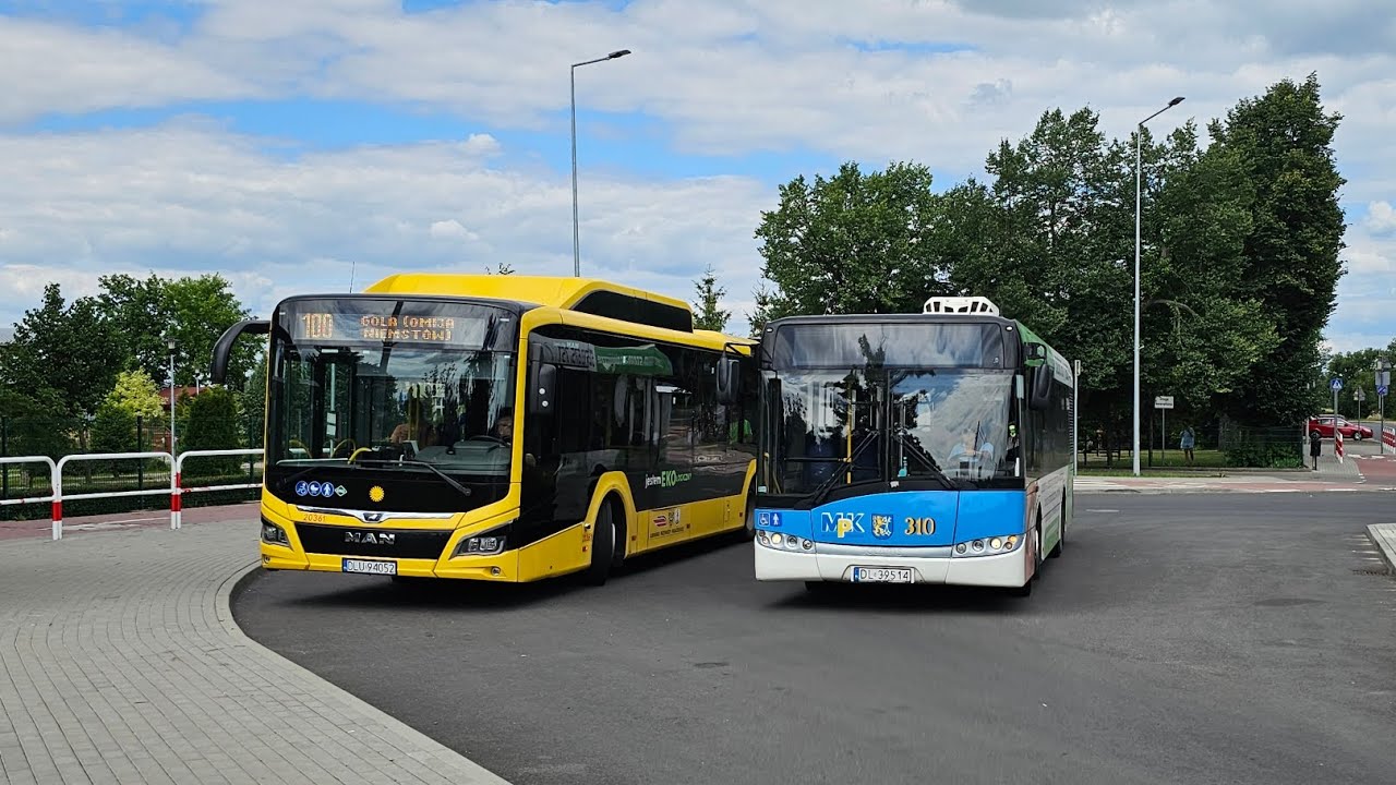 [🇵🇱PL] PKS Lubin - MAN NL280 Lion's City 12G EfficientHybrid #20361 - [🚍100➡️GOLA]