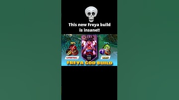 FREYA NEW GOD BUILD!!💀🔥(SAVAGE) #mobilelegends #mlbbshorts #freya #shorts