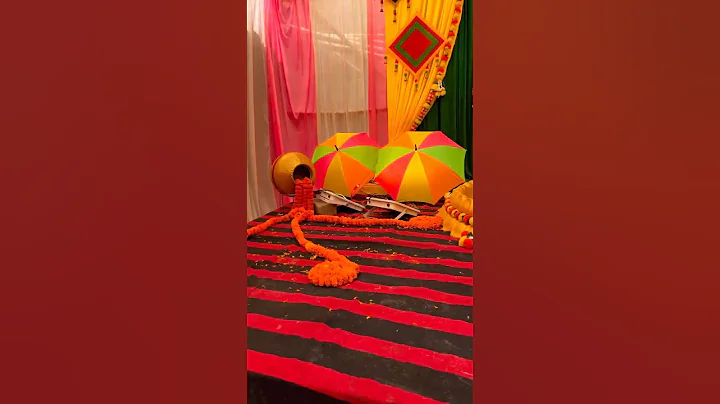 Latest Haldi Setup OutDoor@blackdiamondevent M-8917585021#eventplanner #catering