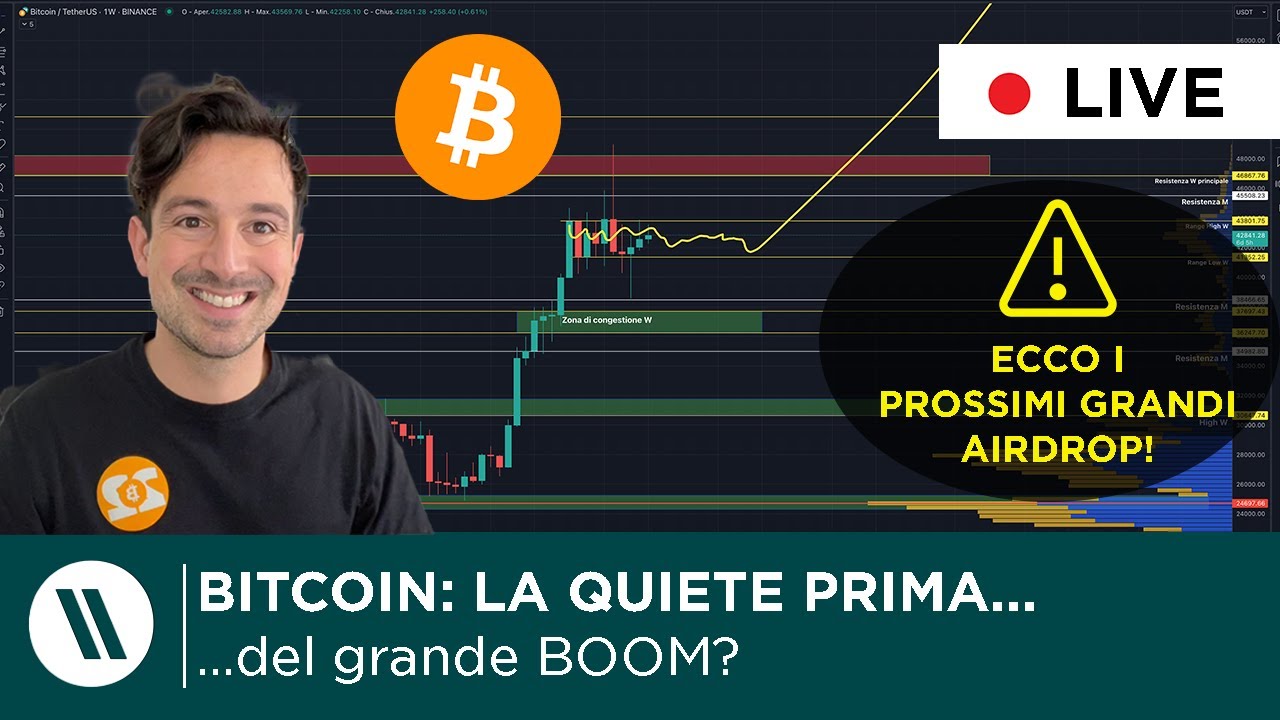 BITCOIN: LA QUIETE PRIMA DELLA TEMPESTA!! (e come prepararsi) | ECCO I PROSSIMI GRANDI AIRDROP
