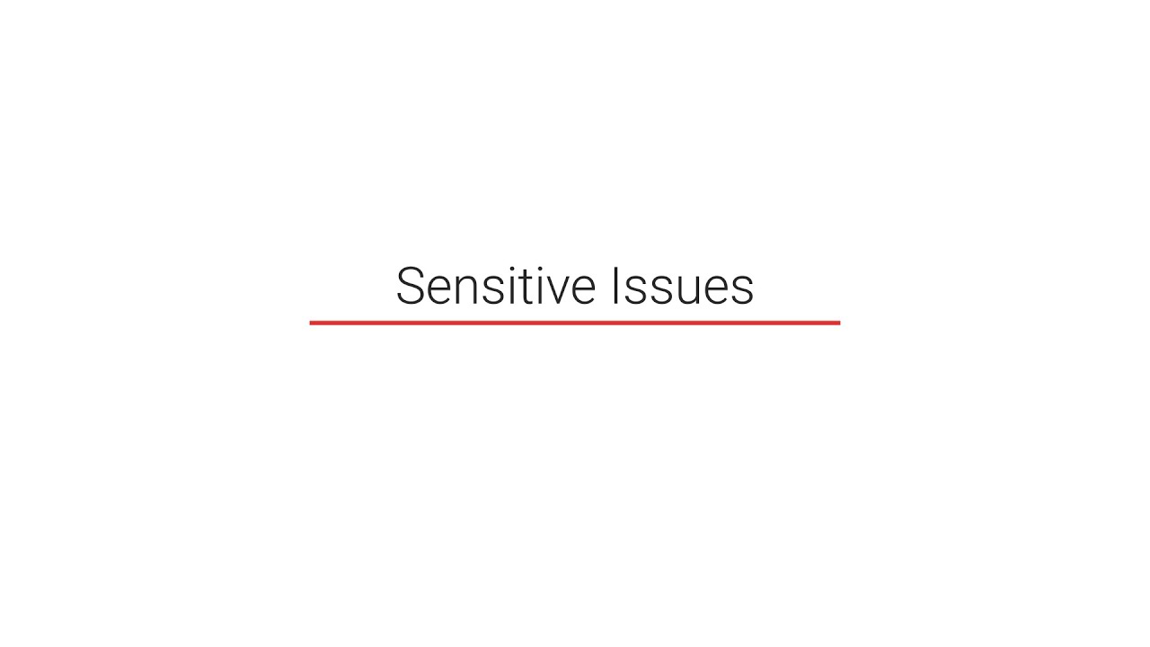 Sensitive Issues - https://support.google.com/youtube/answer/6162278