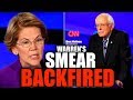 Warren Doubles Down on Sanders Attack and Utterly FACEPLANTS