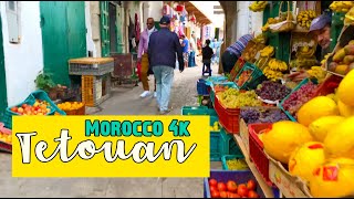 Morocco 4K silent walk : 1 - Tétouan