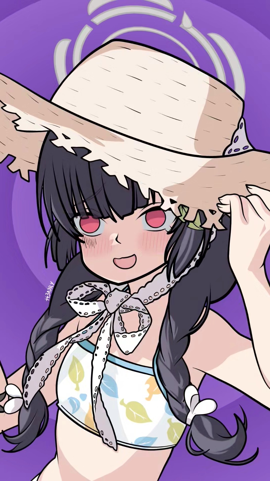 Illustrating Miyu from Blue Archive #shorts - YouTube
