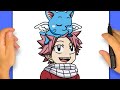 Как нарисовать Нацу Natsu Dragneel | Fairy Tail | Шаг за шагом просто и легко