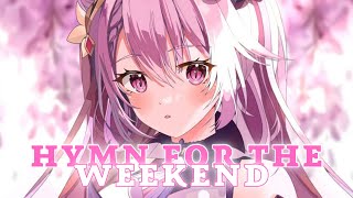 Nightcore - Hymn For The Weekend Resimi