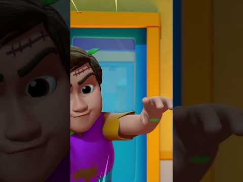 Семья Монстров-Пальчиков Песня Хэллоуина #shorts #fun #monsterfingerfamily #song #kids