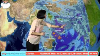 29 June Monsoon Update: Skymet Weather