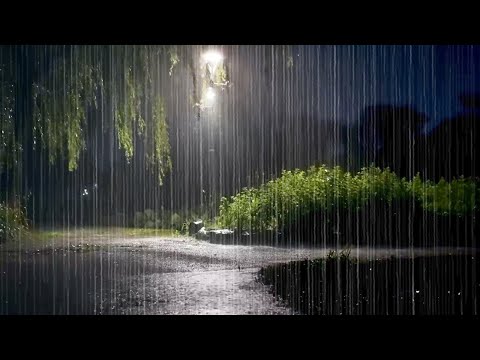 Quiet Night Walk In The Pouring Rain Sound Healing For Sleepless Nights Insomnia Improvement