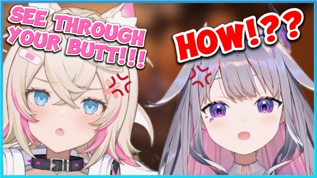 Mococo and Biboo having a KUSOGAKI fight [FuwaMoco/Advent] [EngSub]