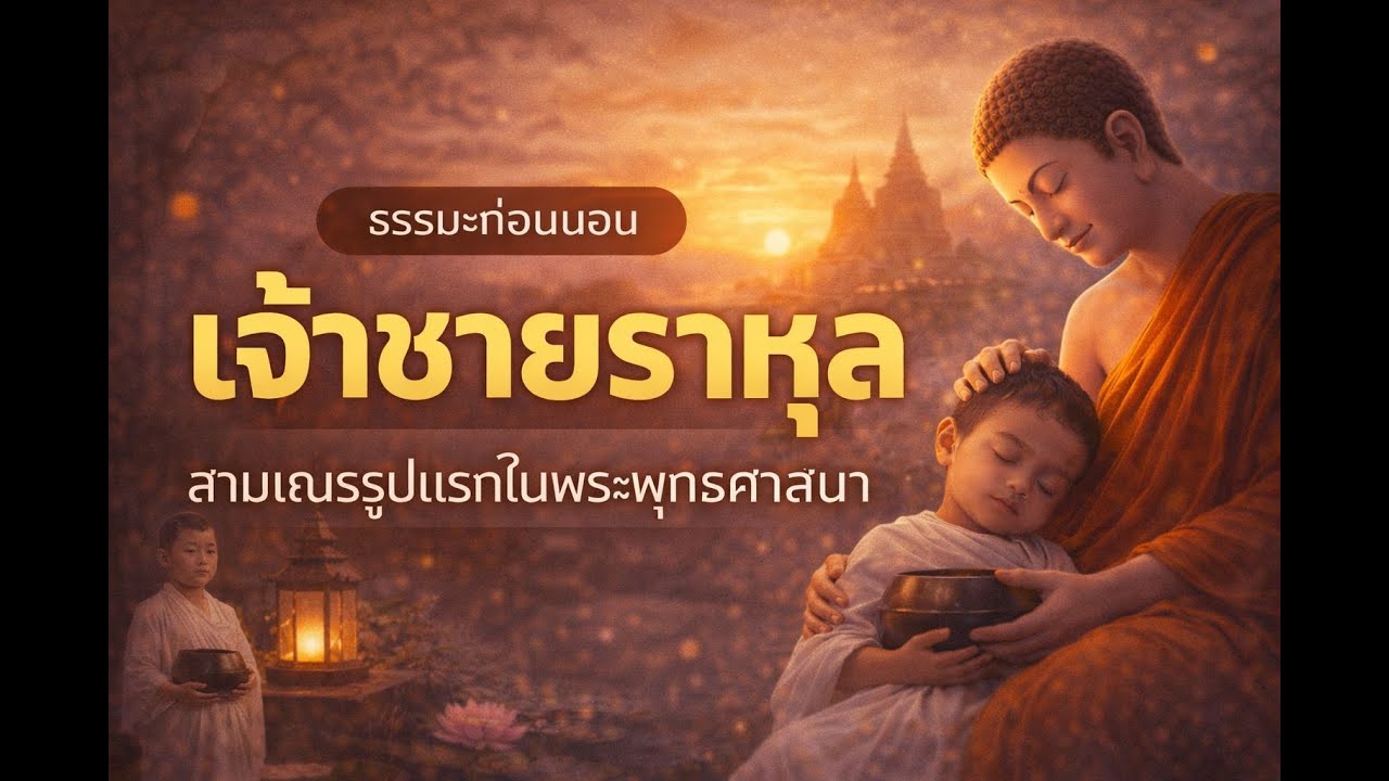 ธรรมะก่อนนอน เจ้าชายราหุล สามเณรรูปแรกในพระพุทธศาสนา