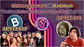 Holasoygerman. VS Badabun Subscriber War: The Spanish Speaking PewDiePie VS TSeries