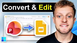 How To Convert PowerPoint To Google Slides and Edit It (Step By Step)