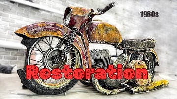 Full Restoration JAWA Motorcycle 1960s - Old Abandoned Treasure | Dream Restoration 