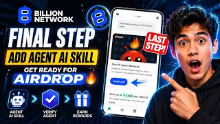 Adding SKILL AGENT AI on billions network airdrop - LAST STEP