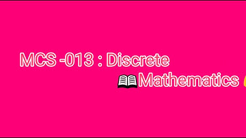 MCS -013 : Exam paper 📖 ||December 2016||