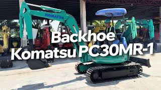 Actual Performance of Backhoe Komatsu PC30MR-1