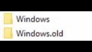 windows.old delete windows.old folder windows.old file permanent de...