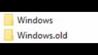 How to Delete Windows.Old Folder and Files (Windows 10)