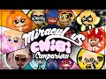 MIRACULOUS CHIBI All Transformations Comparison Original Vs Chibi 