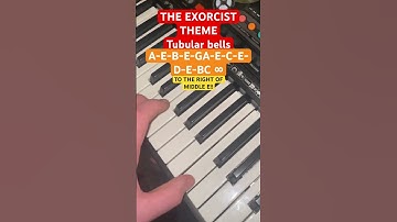 Thumbnail of TUBULAR BELLS - THE EXORCIST on the piano | easy piano tutorial #subscribe #exorcist #1kviews #music