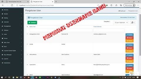 Membuat Username Baru Inlislite