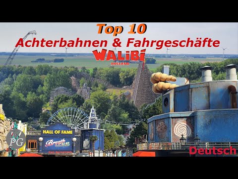 Meine TOP 10 Achterbahnen & Fahrgeschäfte @ Walibi Holland 2022