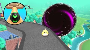 Rolling Balls Sky Escape 3D Gameplay 💥 Naftrix Gaming Game 102 Android iOS