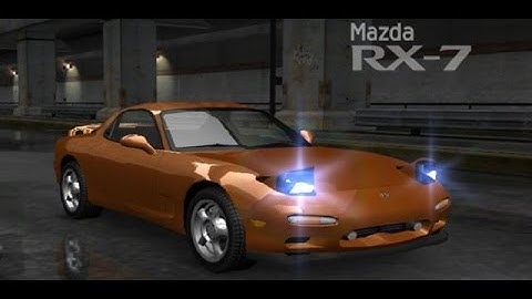 NFS Underground - Mazda RX-7