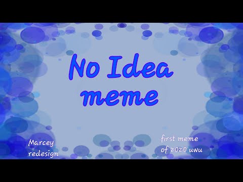 no-idea-meme//oc-redesign
