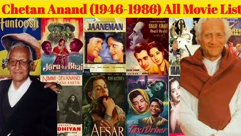 director Chetan Anand all movie list collection and budget movie list #chetananand