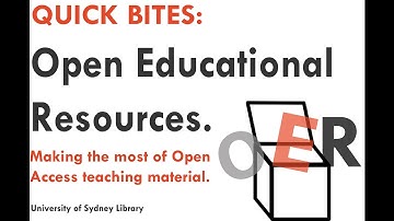 Open Educational Resources