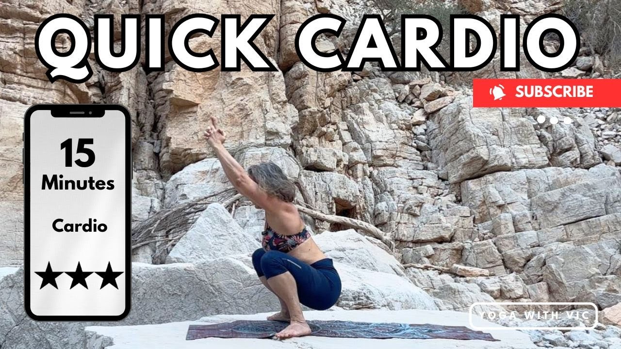 Quick cardio flow, 15-minute yoga for energy and strength