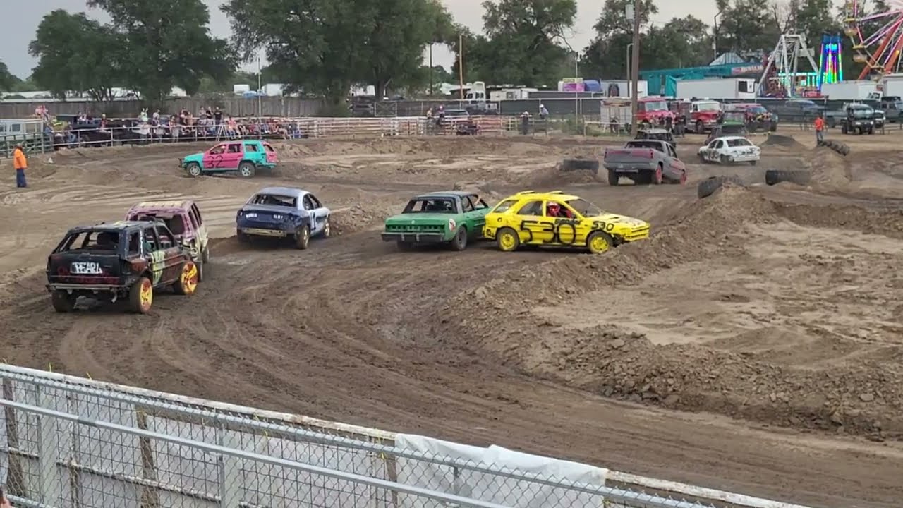 AVF Figure 8 Jump Race - Heat 1 - at the Arkansas Valley Fair in Rocky Ford, Colorado