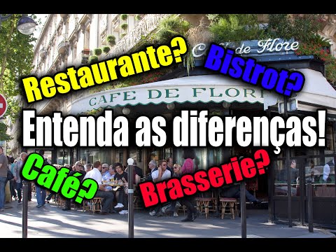 Vídeo: Qual é A Diferença Entre Um Café E Um Restaurante