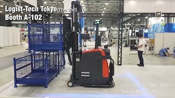 VisionNav Unmanned  Vision Guided Forklift Are Ready for Logist-Tech Tokyo（The 2nd)