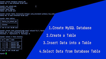 How to Create a MySQL Database , Add Datable Table And Insert Data into MySQL 8.0.0 in  2022